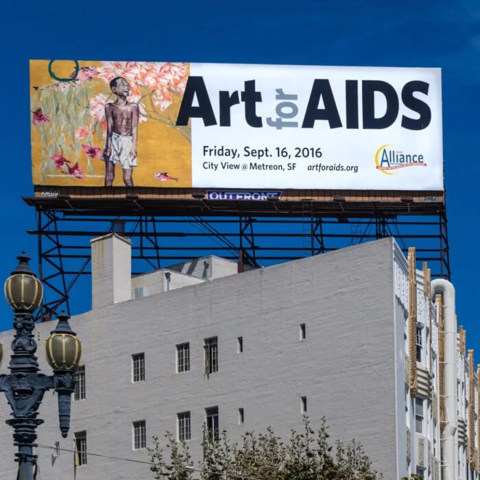 Art for AIDS billboard