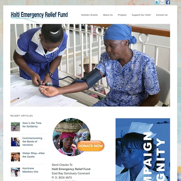 Haiti Emergency Relief Fund web